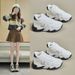 2025 Winter New Korean Version Ins Style Fleece-Lined Dad For Female Students Thick-Soled Sports Height-Increasing_vogvips.com