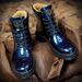 Men's Retro Snake-Patterned Faux Crocodile Leather Boots - Mid-Calf Martin Boots For Fashion & Comfort_vogvips.com