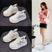 Platform White Sneakers 2025 Autumn Casual Fashion Versatile Height-Increasing Dad Shoes For Petite Women_vogvips.com