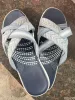 2025 New Summer Women ComfortableThick Cushion Slippers Wide Cross Strap Casual Beach Open Toe Platform Wedge Sandals_vogvips.com