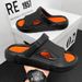 2025 New Men's Summer Slippers With A Sense Of Stepping On Poop, Lightweight And Soft Bottom, Anti Slip, Casual Size 46_vogvips.com
