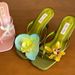 Bohemian Holiday Style Butterfly Orchid Shoe Buckle Sweet Temperament Shoe Flower Travel Photo Hole Shoes Sandals Accessories For Women_vogvips.com
