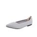 Queen's Pointed Single Women's Knitted Woven Boat Large Size Bean Shoes Women 41-46_vogvips.com