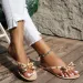 2026 Summer Clip Toe Bow Rivet Beach Vacation Flip Flops Flat Bottomed Women's Sandals Slippers_vogvips.com