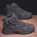European Warm Series Men's Martin Autumn New High-top Work Korean Style Versatile Thick-soled British Ankle Boots Trendy Shoes_vogvips.com