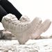 New Anti-splashing Water Mid-top Warm Outdoor Hiking Shoes Hiking Shoes_vogvips.com