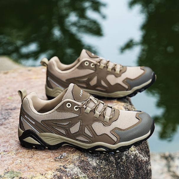 New Outdoor Casual Shoes Heightening Shoes Women's Air Cushion Hiking Shoes Hiking Shoes_vogvips.com