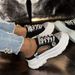 Women's Plus Size Summer 2025 Casual Sneakers - Breathable Lace-Up Slip-On Shoes With Mid Heel For Comfort & Style_vogvips.com