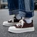 Men's Shoes, Canvas Shoes, Summer Breathable Board Shoes, Men's Fashionable And Versatile Thick-Soled Height-Increasing_vogvips.com