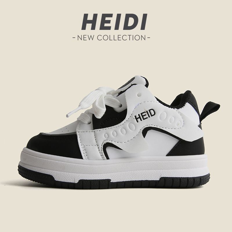 Boys Casual Board Shoes New High Top Girls Small White Shoes Soft Soled Baby Shoes_vogvips.com