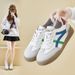 Little White Shoes Female Students Thick-soled Heightening Shoes Sports Board Shoes Casual Street Shoes_vogvips.com