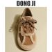Thick-Soled Genuine Leather Sheep Wool Fleece-Lined Women's Sneakers 2025 Autumn Winter New Versatile Round-Toe Casual_vogvips.com