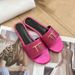 2024 Summer New Flat Rhinestone One-Word Sandals Letter Non-Slip Casual Outdoor Classic Beach Slippers For Women_vogvips.com