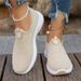 Women's Slip On Sneakers Breather White Women Casual Sneaker Sports Comfortable Vulcanize Shoes Female_vogvips.com