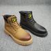 European Warm Series Martin 2025 Autumn Winter New High-top British Yellow Mid-top Men's Boots Outdoor Trendy Style_vogvips.com