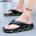 Outdoor Indoor Thick Soft Sole Beach Sandals Non-slip Bathroom Home Men Women Slippers Flip Flops_vogvips.com
