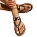 Plus Size Flip-flops Women's Outdoor Summer New European And American Style Open Toe Thick Sole Ladies Sandals_vogvips.com
