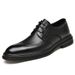 Euro Step Brogue Carved British Style Business Casual Four Seasons New Men's Lace-up Wedding Formal Leather Shoes Men_vogvips.com
