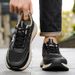 Four-season Breathable Mesh Sports Shoes, Anti-slip And Wear-resistant Men's Running Shoes, Thick-soled Versatile Casual Shoes_vogvips.com