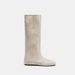 2026 British Style Retro Square Toe Martin For Women Autumn Winter New Fashion Versatile Wrinkled Slimming Slouch Boots_vogvips.com
