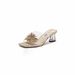 (In Stock) Dazzling Starlight Cat-Heel French Square-Toe For Women Summer Floral Niche Sandals_vogvips.com