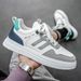 New Men's 2025 Summer Breathable White Maillard Versatile Soft Bottom Lightweight Casual Sports Trendy Shoes_vogvips.com