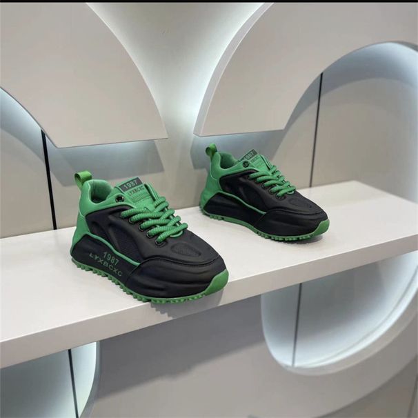 Ct 2025s Men's Autumn Height Increasing New Dad Thick Sole Leather Surface Agan Lightweight Versatile Fashion Casual Shoes_vogvips.com