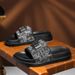 2026 New Couple's Canvas Retro Men's And Women's Sandals, Popular Among Students, Trendy Beach Slippers For Cross-Border_vogvips.com