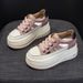 Small Women's Shoes Platform Wedge Heel Muffin Heel Women's Shoes Inner Height Increase Heel Casual Shoes Women_vogvips.com
