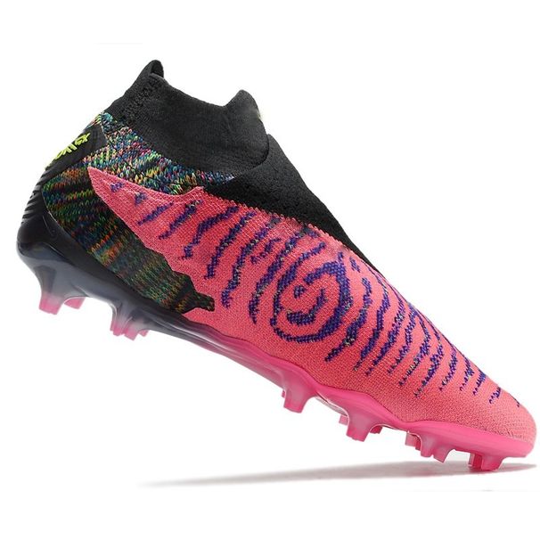 Low-Top Soccer Fluorescent Orange FG Cleats Electroplated Sole Men's Football Shoes_vogvips.com