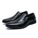 Suitable For All Seasons 2025 Large Size Men's Patent Casual Pointed Toe Korean Style Wedding Studio Set Leather Shoes_vogvips.com