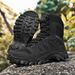 Men's Off-road Training Hiking Boots Combat Boots Comfortable And Wear-resistant Platform Military Boots Hiking Shoes_vogvips.com