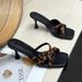 French Square Toe Flip-flops For Women, Summer Outwearnew Arrival, Skirt, Thin Heels, Sexyslimming Look Sandals_vogvips.com