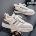 New Men's 2025 Summer Breathable White Maillard Versatile Soft Bottom Lightweight Casual Sports Trendy Shoes_vogvips.com