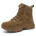 High-top Boots Men Outdoor Anti-slip Lace-up Flat Soft Wear-resistant Hiking Shoes Men Breathable Comfortable Combat Boots Men_vogvips.com