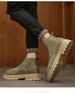 Men's Outdoor Martin Boots High-top Non-slip Thick-soled Tooling Boots Retro Large-size Boots Men's Shoes_vogvips.com