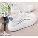 Thick Bottom Mesh Breathable Women's Board, 2025 Spring New Korean Students Single Shoes, Casual Sneakers_vogvips.com