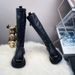 Genuine Leather Over-the-Knee For Women, Fleece-Lined, 2024 Autumn And Winter New Thick-Soled Slimming Long Boots, High_vogvips.com