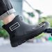 Voyage 2025 New Cross-Border Waterproof Non-Slip Short Men's Rain Boots Outdoor Thick-Soled Kitchen Work Couple Rubber Shoes_vogvips.com