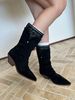 Wedge Heel Long For Women 2025 Autumn Winter New Pointed Toe Riding Lace Convertible Over-the-Knee High Boots_vogvips.com