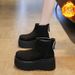 Snow Boots Thick-soled New Velvet Zipper Thermal Cotton Boots Versatile Casual Women's Short Boots_vogvips.com