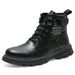 European Warm Series 2025 Autumn Martin Men Korean Style High-top British Work Men's Military Boots Casual Trendy Shoes_vogvips.com