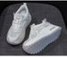 GKTINOO Hollow Sandals Rhinestones Fashion Lightweight Luxury Women Chunky Sneakers Female Summer Height Increasing_vogvips.com