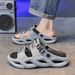 2025 New Men's Outdoor Sandals Slippers Beach Comfortable Thick Soft Clogs Men Casual Shoes Garden Shoes Men Women Beach Sandals_vogvips.com
