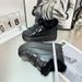 Fleece-Lined Velcro Sneakers Genuine Leather Height-Increasing Women's 8Cm Thick Sole Platform White Furry Shoes_vogvips.com