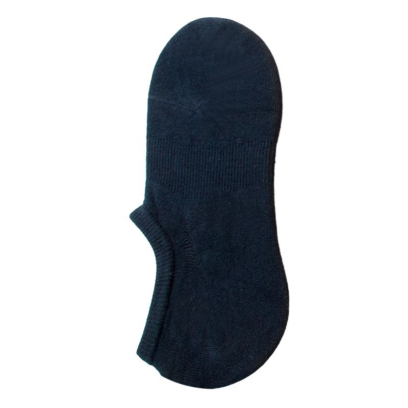 Silicone anti-drop with spring and summer invisible socks men's solid color cotton socks solid color boat socks men's socks_vogvips.com
