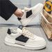 Men's Spring Breathable New White Male Students Korean Version Trendy Versatile Thick Soled Sports And Leisure Board_vogvips.com