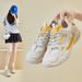 Dad Shoes Female Student Sports And Leisure Street Shoes Mesh Breathable Heightening Shoes_vogvips.com
