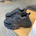Trendy Thick-Soled Dad Sneakers For Women, Breathable Mesh, 2023 Spring And Autumn New Black Versatile Casual Sports_vogvips.com