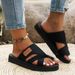 Large Size Slipper Women's New Flat Casual Open Toe Beach Sandals Women's Shoes_vogvips.com